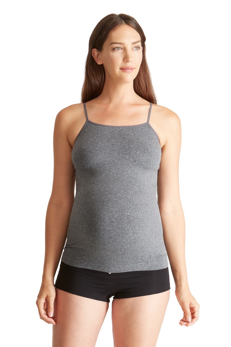 Ingrid & Isabel® Everyday Seamless Maternity Camisole, Alternate, color, HEATHER GREY