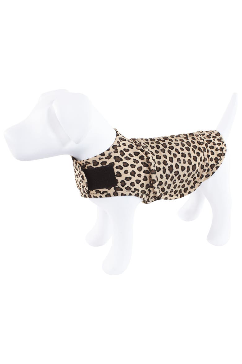 Pet Thunder Anxiety Jacket, Main, color, Leopard