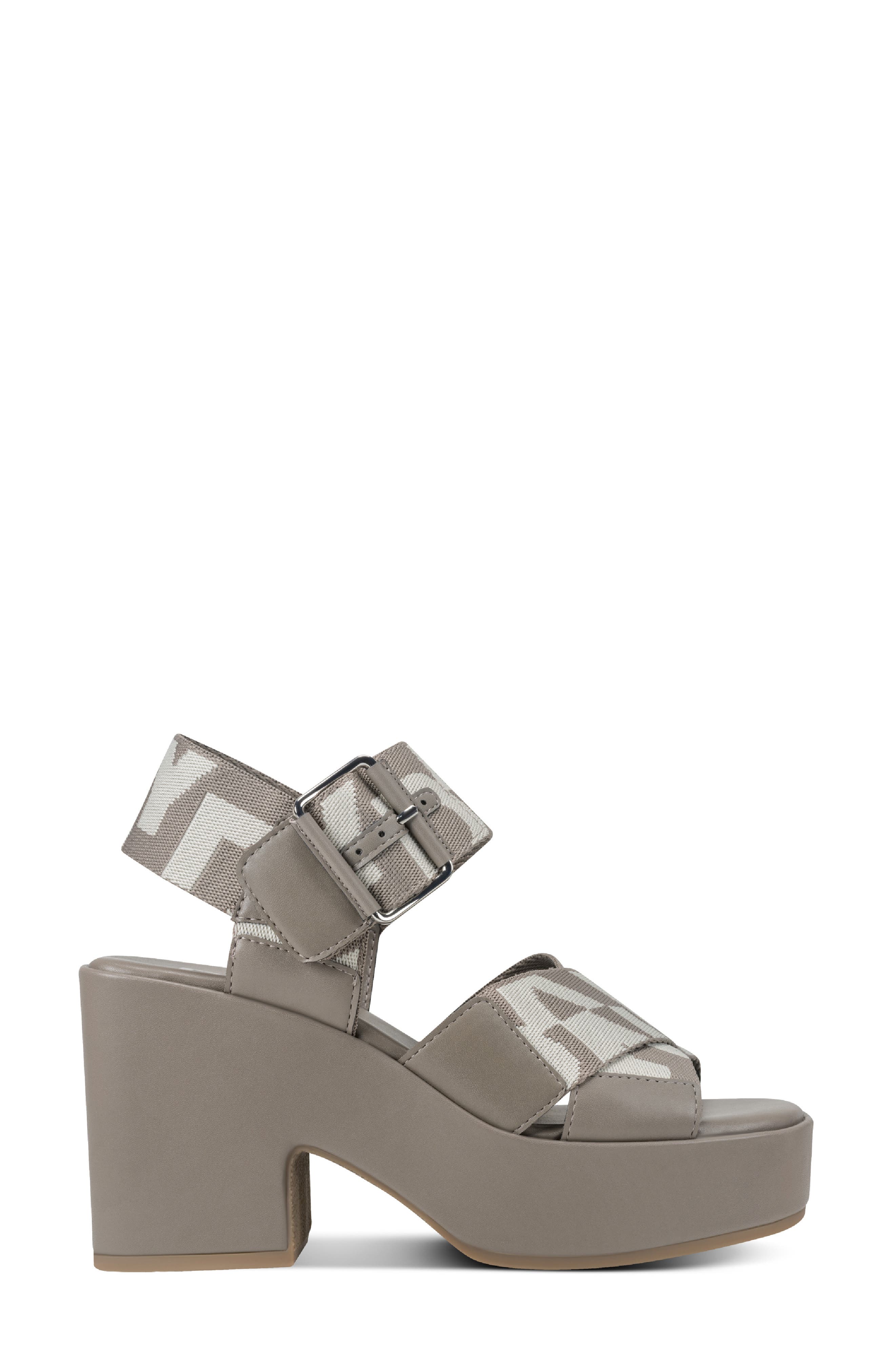 DKNY Makario Ankle Strap Platform Sandal, Alternate, color, 
