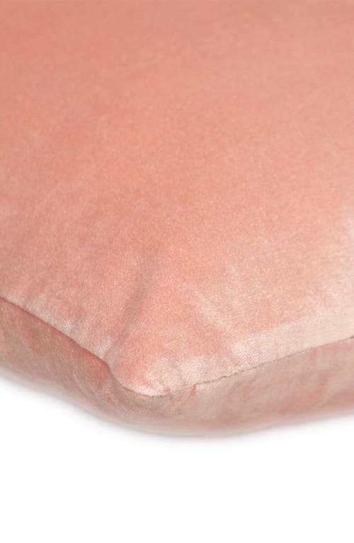 Parkland Collection Velvet Throw Pillow In Pink