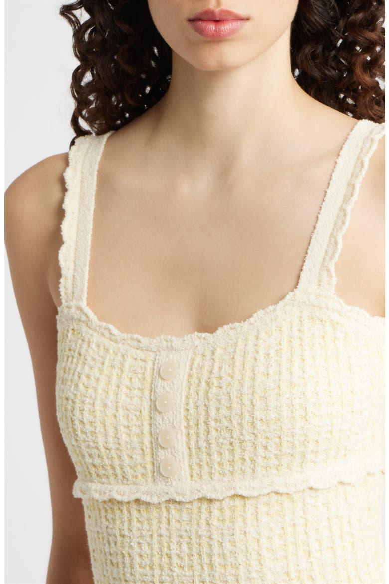 Etna Knit Body-Con Knit Minidress, Alternate, color, DAYLILY YELLOW