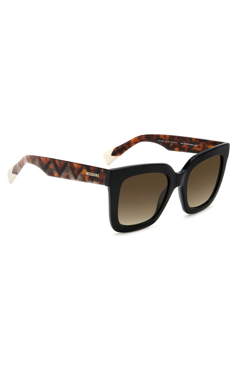 Missoni 52mm Square Sunglasses, Alternate, color,