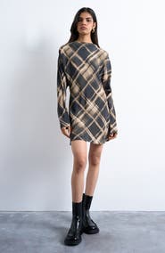 Topshop Backless Batwing Minidress