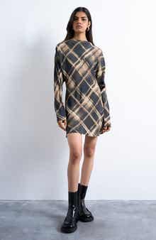 Topshop Backless Batwing Minidress
