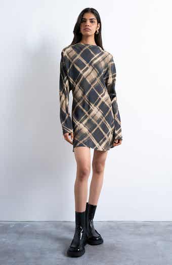 Topshop Backless Batwing Minidress