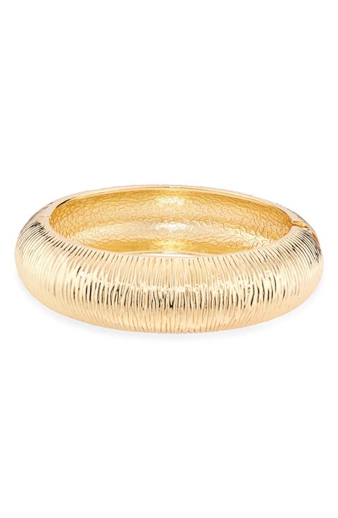 Textured Bangle Bracelet