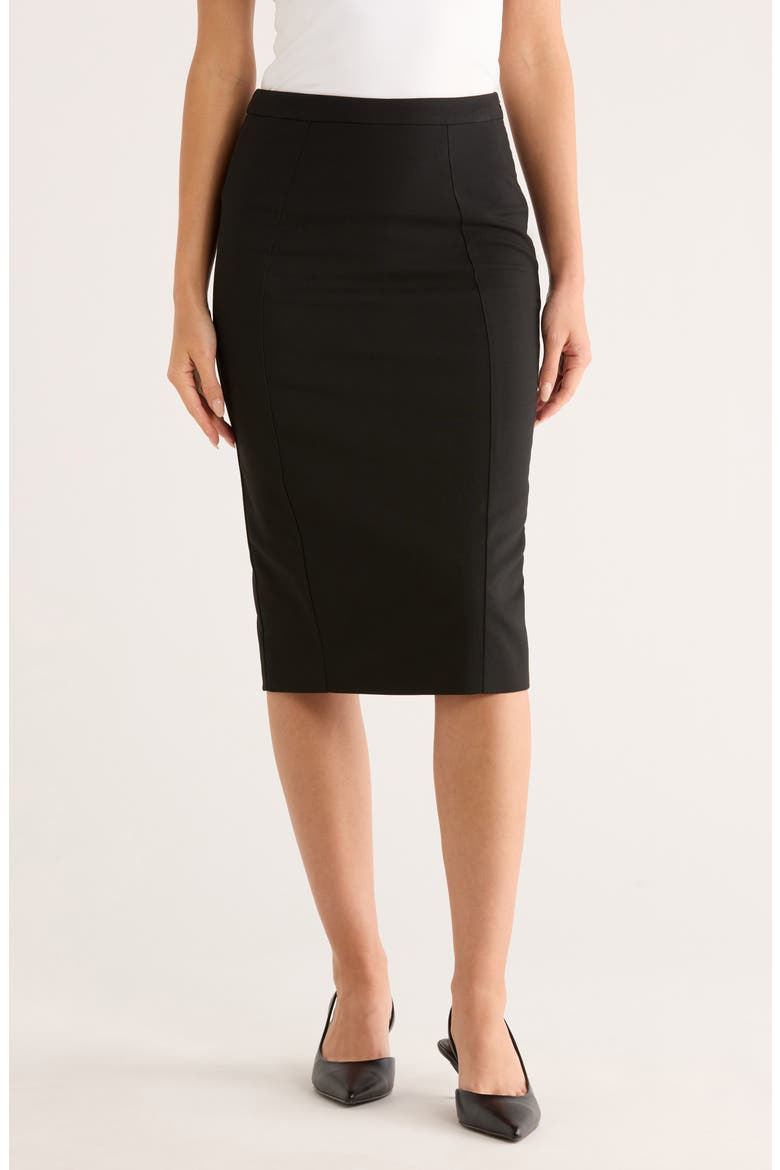 Vukevana Pencil Skirt, Main, color, BLACK