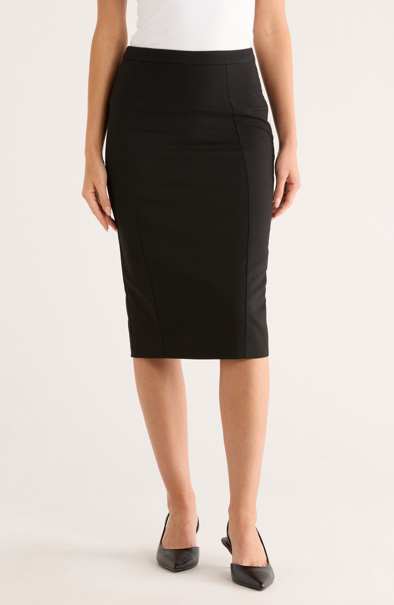 BOSS Vukevana Pencil Skirt, Main, color, Black