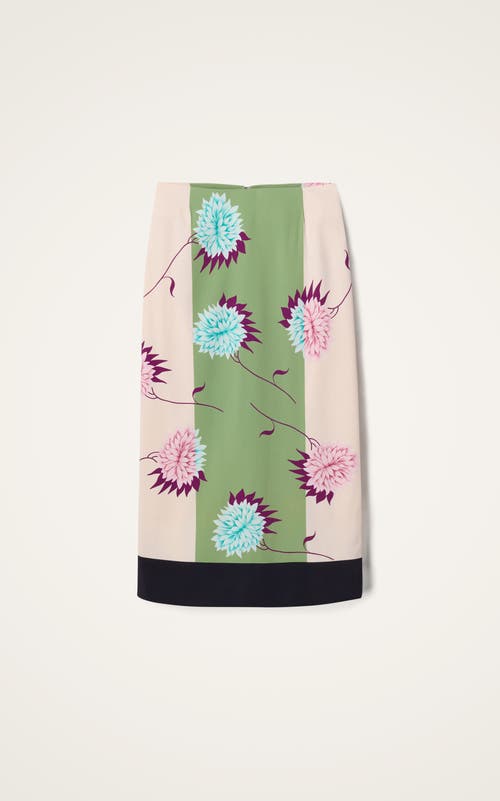 Shop La Doublej Pencil Skirt Derby Placée Multicolor