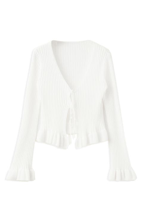 Front Tie Cardigan