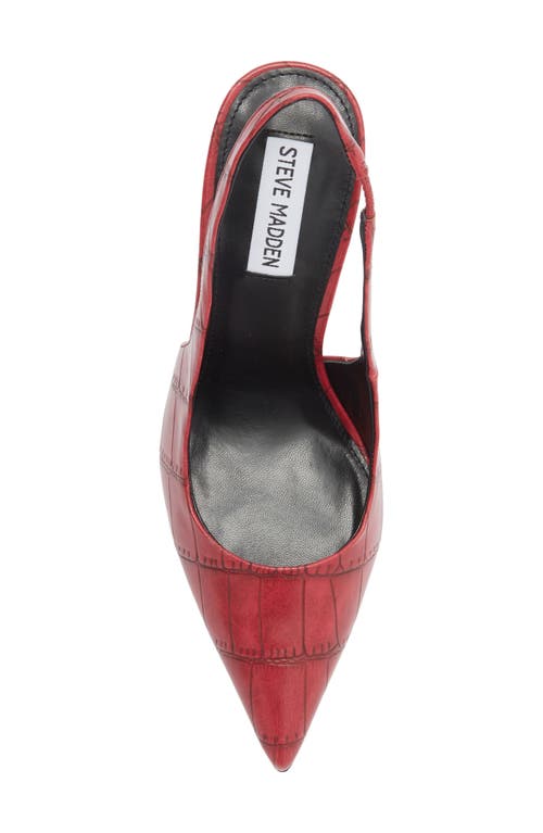 Steve Madden Juliya Slingback Pump In Red