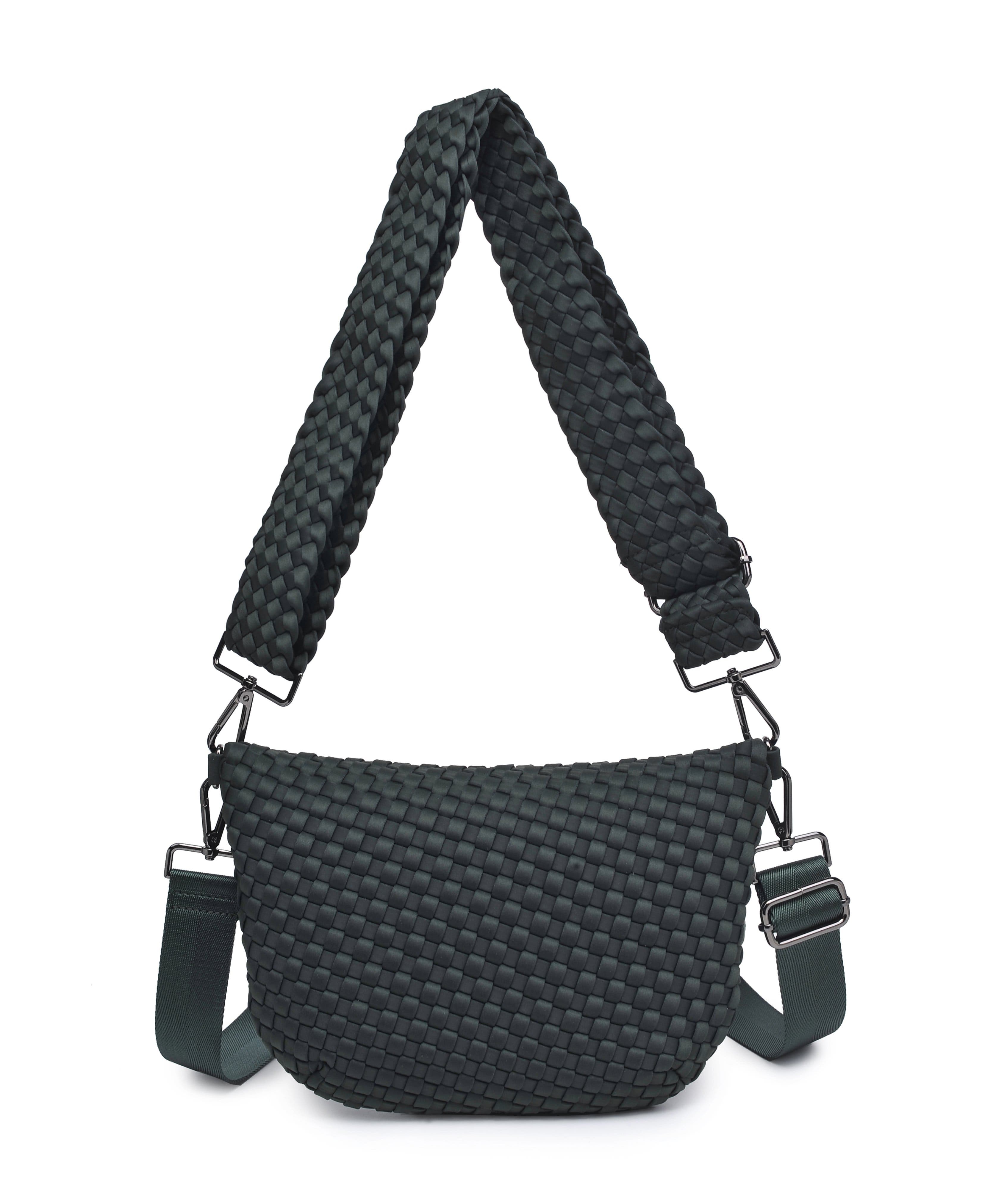 Sol and Selene Ethereal - Woven Neoprene Crossbody Bag, Alternate, color, Olive