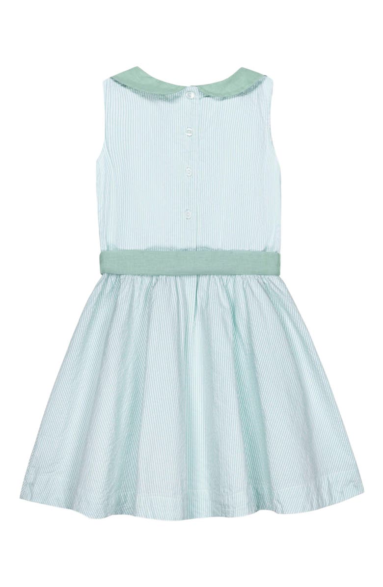 Hope & Henry Girls' Organic Seersucker Peter Pan Collar Dress, Kids, Alternate, color,