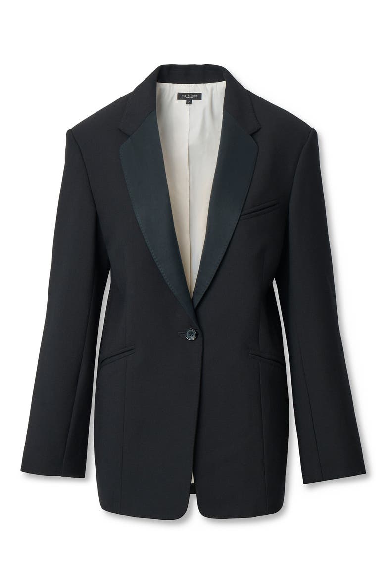Goldie Blazer, Alternate, color, BLACK