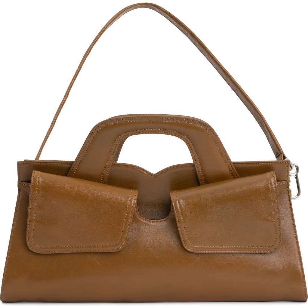 JEFFREY CAMPBELL JEFFREY CAMPBELL LORELAI DOUBLE STRAP LEATHER SATCHEL