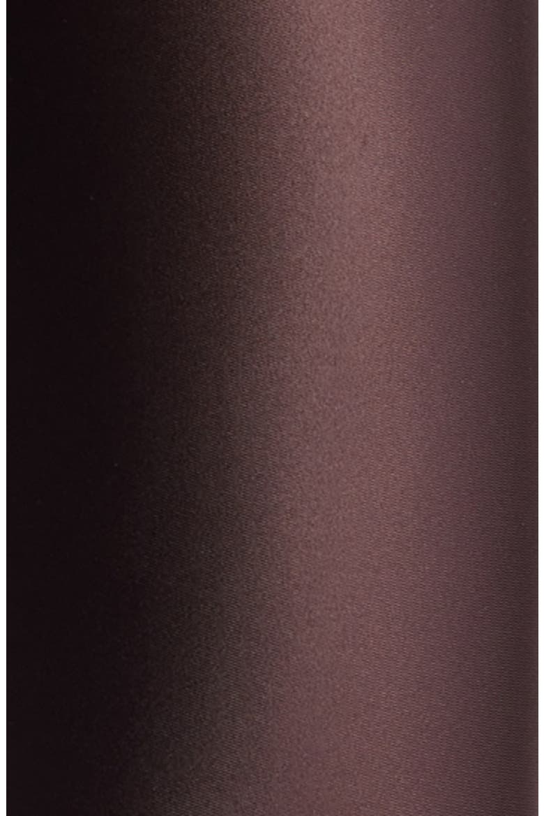 Mercury Shiny Opaque High Waist Tights, Alternate, color, COCO