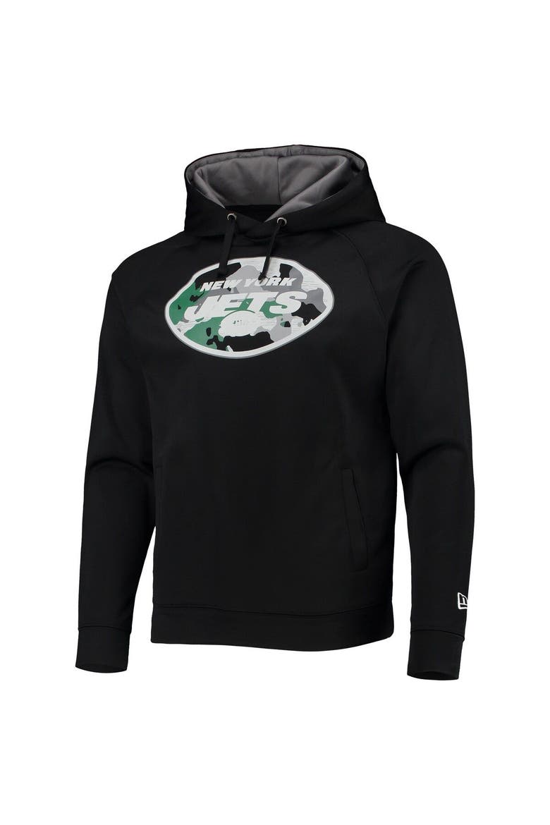 New Era Men's New Era Black New York Jets Training Collection Raglan ...