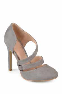 Journee Collection JOURNEE Zeera Dual Strap Pump