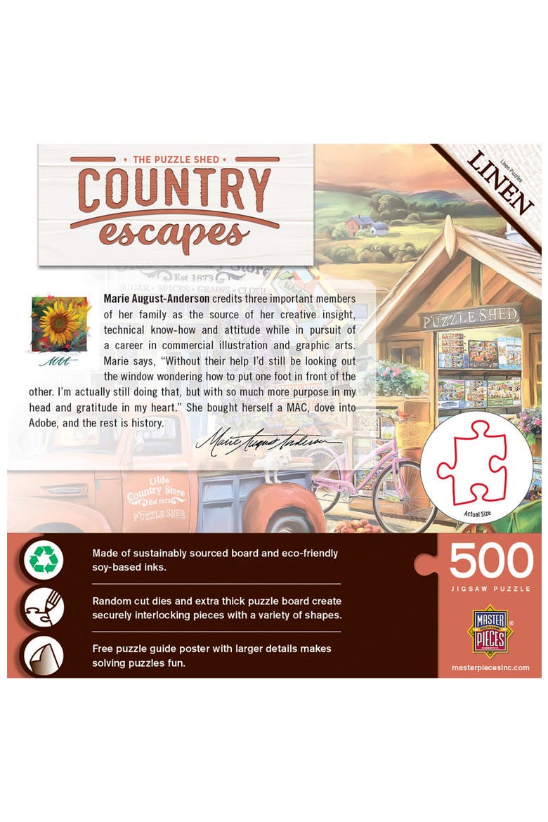 The Puzzle Shed 500 Piece Jigsaw Puzzle, Alternate, color, Multicolor