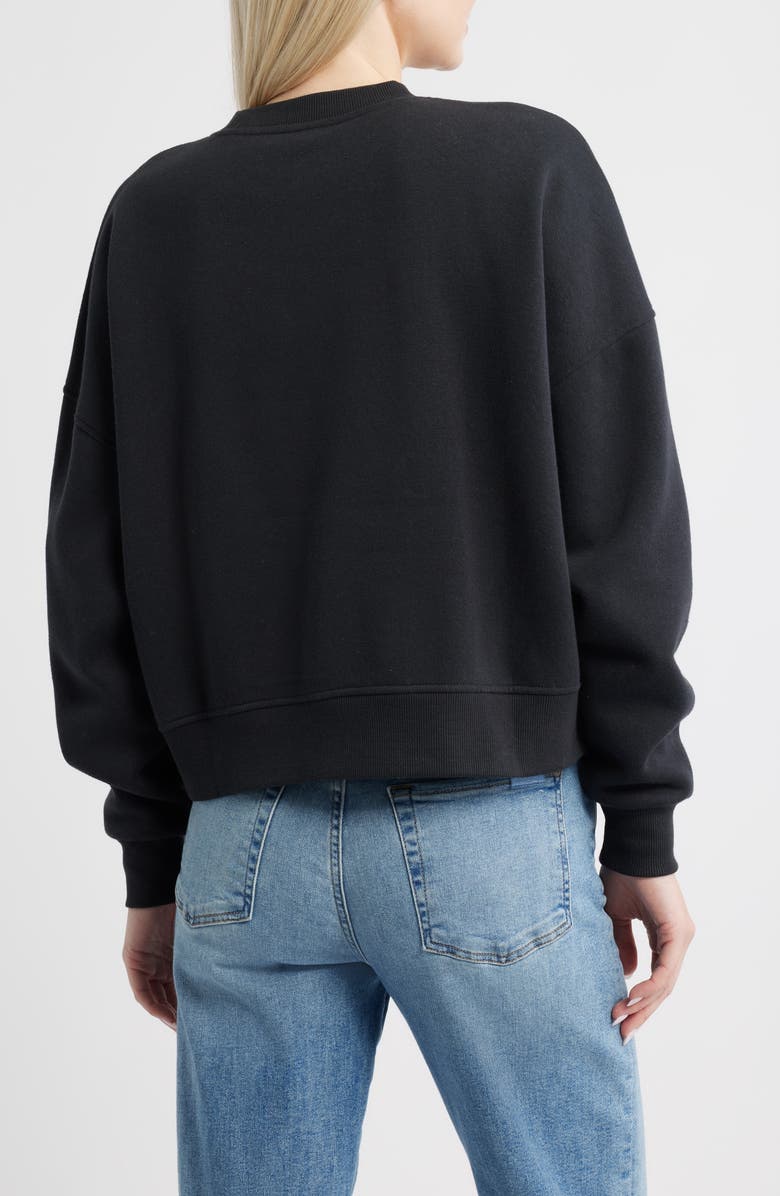 Vinyl Icons Peanuts<sup>®</sup> Cozy Graphic Sweatshirt, Alternate, color, Phantom