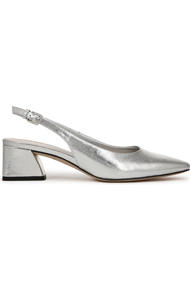 Franco Sarto Jacer Slingback Pump, Alternate, color, Silver