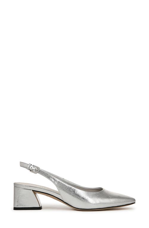 Franco Sarto Jacer Slingback Pump In Silver