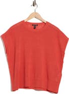 Eileen Fisher Crewneck Short Sleeve Pointelle Sweater