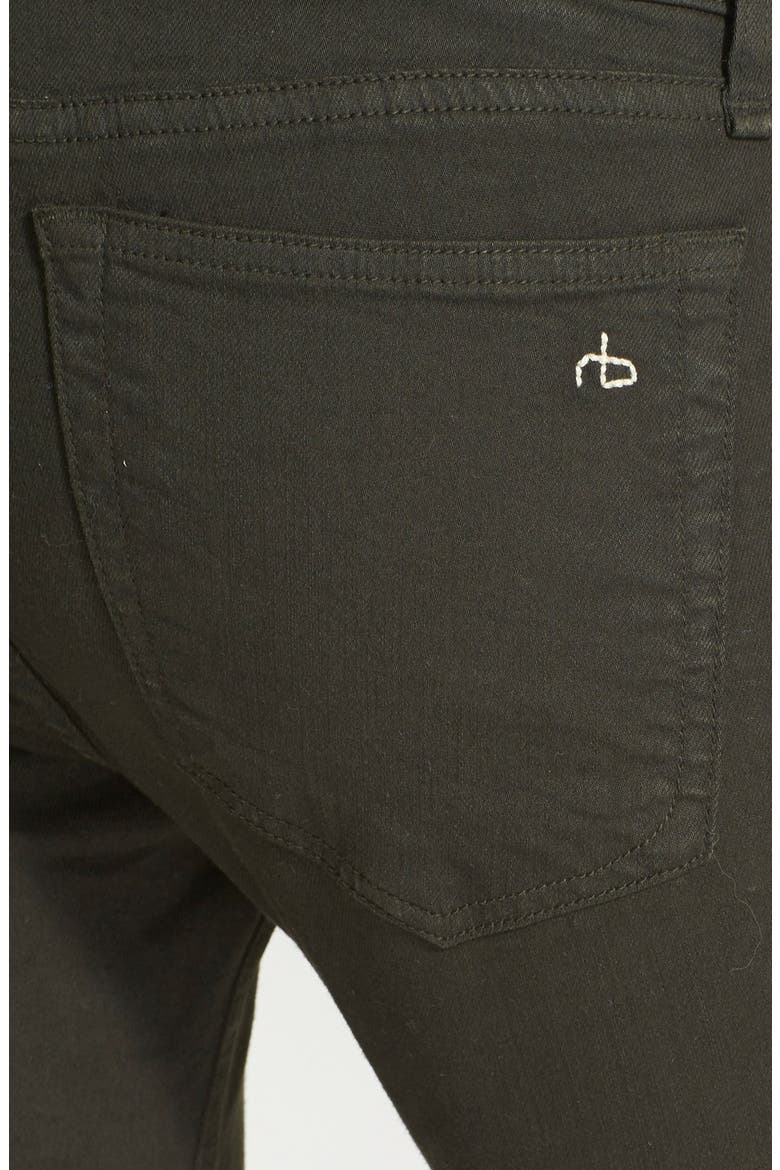 The Dre Slim Fit Boyfriend Jeans, Alternate, color, AGED DARK OLIVE