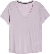 Smartwool Ultralite V-Neck Short Sleeve Merino Wool Blend T-Shirt