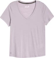 Smartwool Ultralite V-Neck Short Sleeve Merino Wool Blend T-Shirt