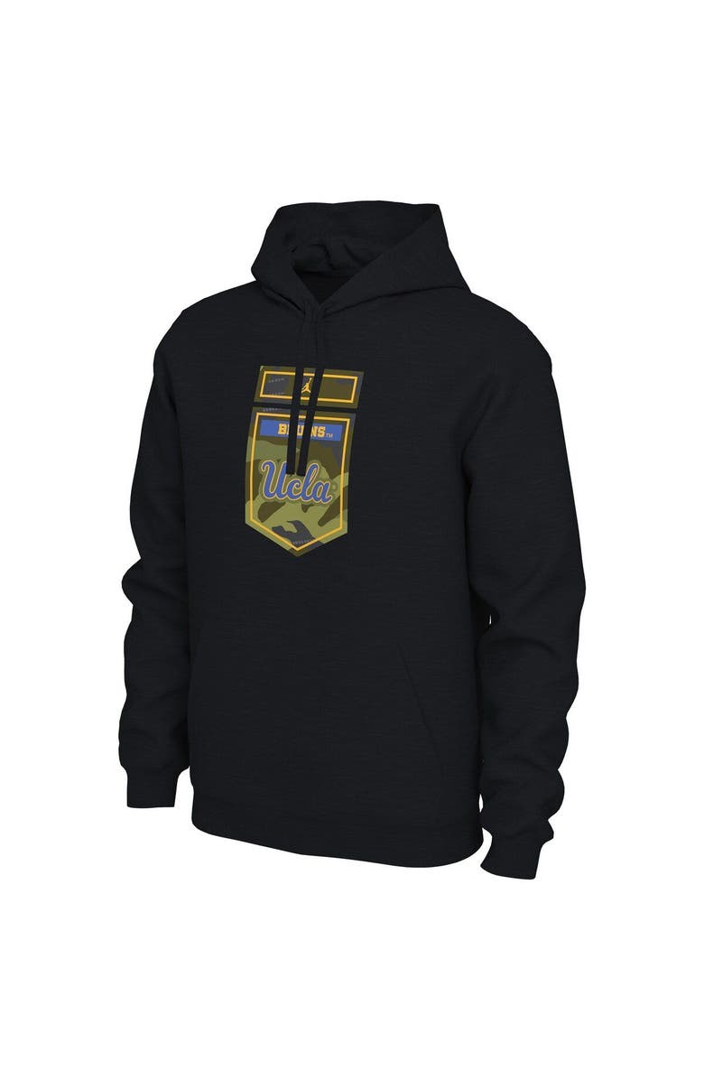 Jordan Brand Men's Jordan Brand Black UCLA Bruins Veterans Camo Pullover Hoodie, Alternate, color, Black