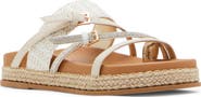 Steve Madden Kids' Jtickle Espadrille Platform Slide Sandal
