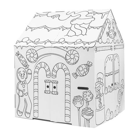 Gingerbread House Kids Art & Craft