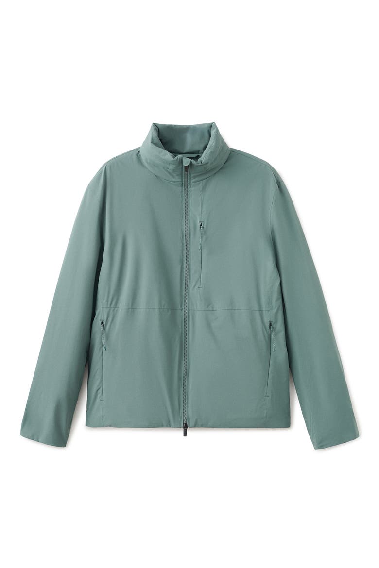 Packable Water Repellent Jacket, Alternate, color, DARK GREEN