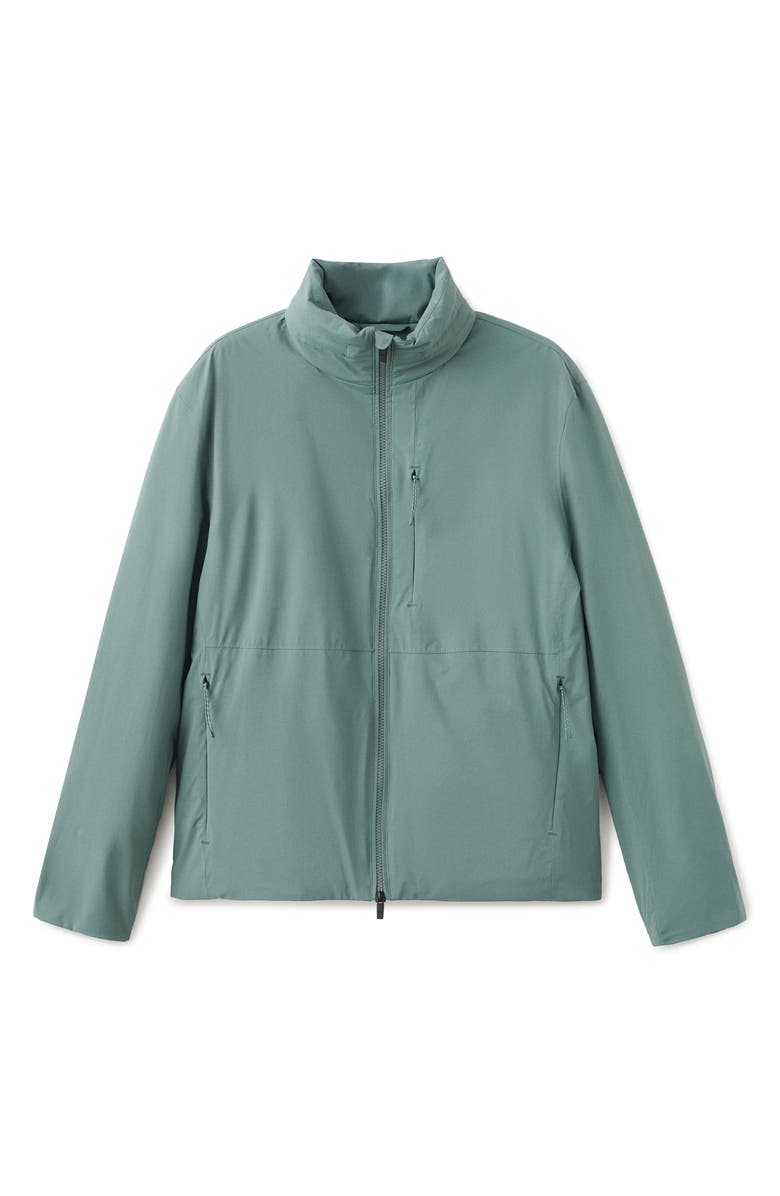 MANGO Packable Water Repellent Jacket, Alternate, color, Dark Green