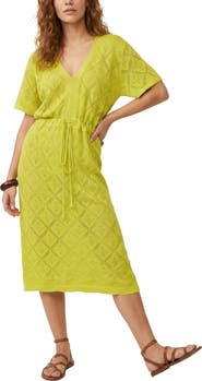 Raffya Santorina Knitted Midi Dress