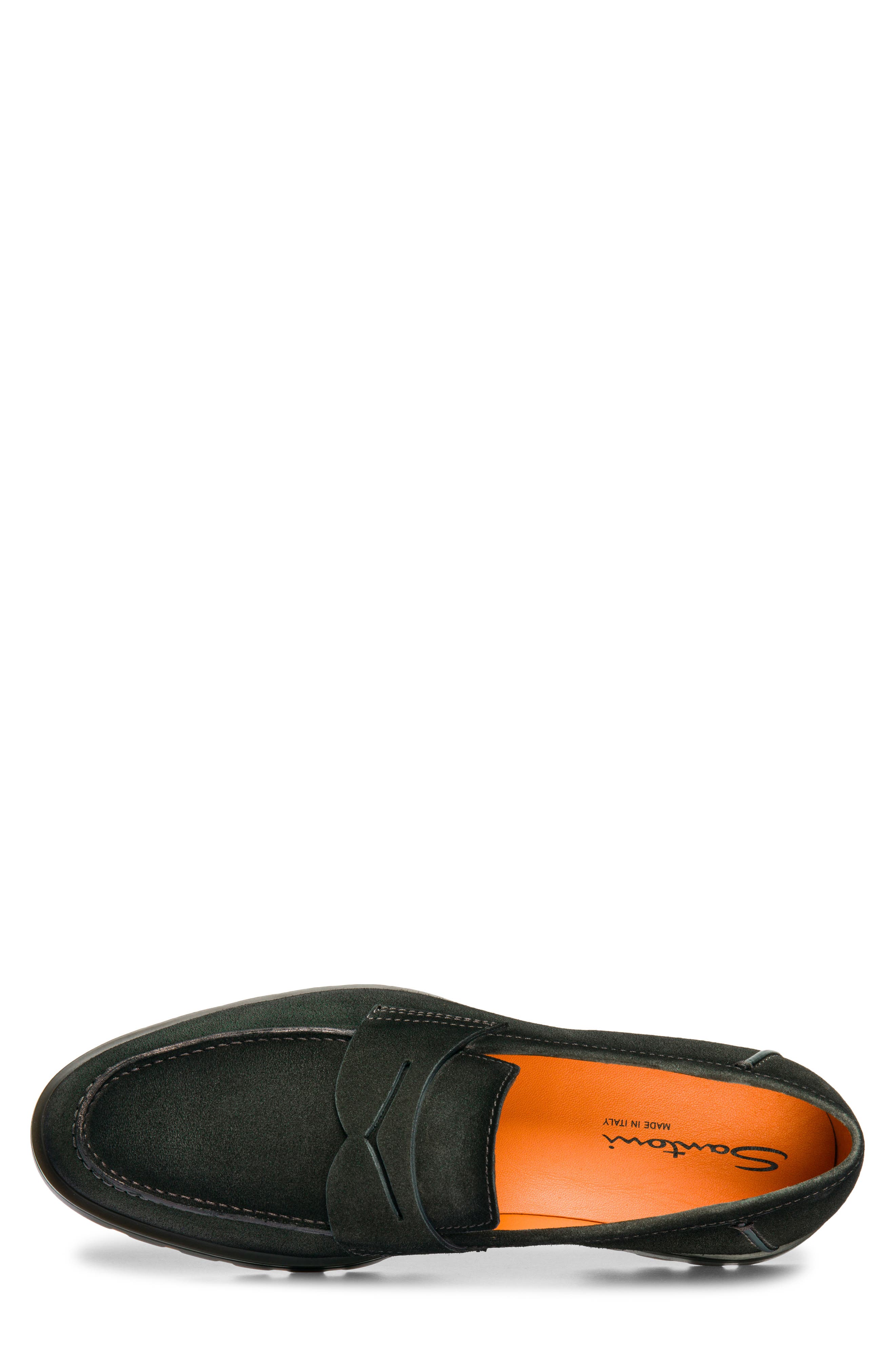 Santoni Rock Penny Loafer, Alternate, color, Green