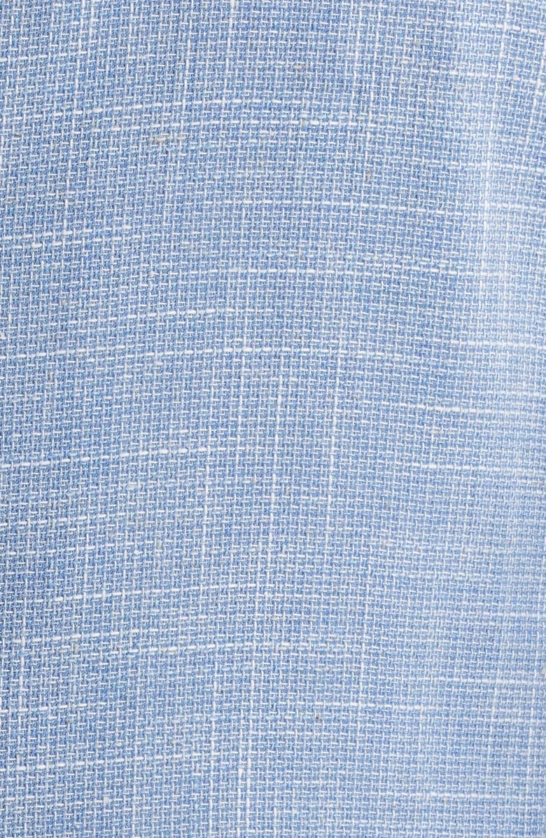 BOSS Hanry Slim Fit Light Blue Slub Wool & Cotton Blend Sport Coat, Alternate, color, Light Blue