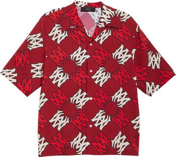 AMIRI Quad Logo Bowling Shirt | Nordstrom
