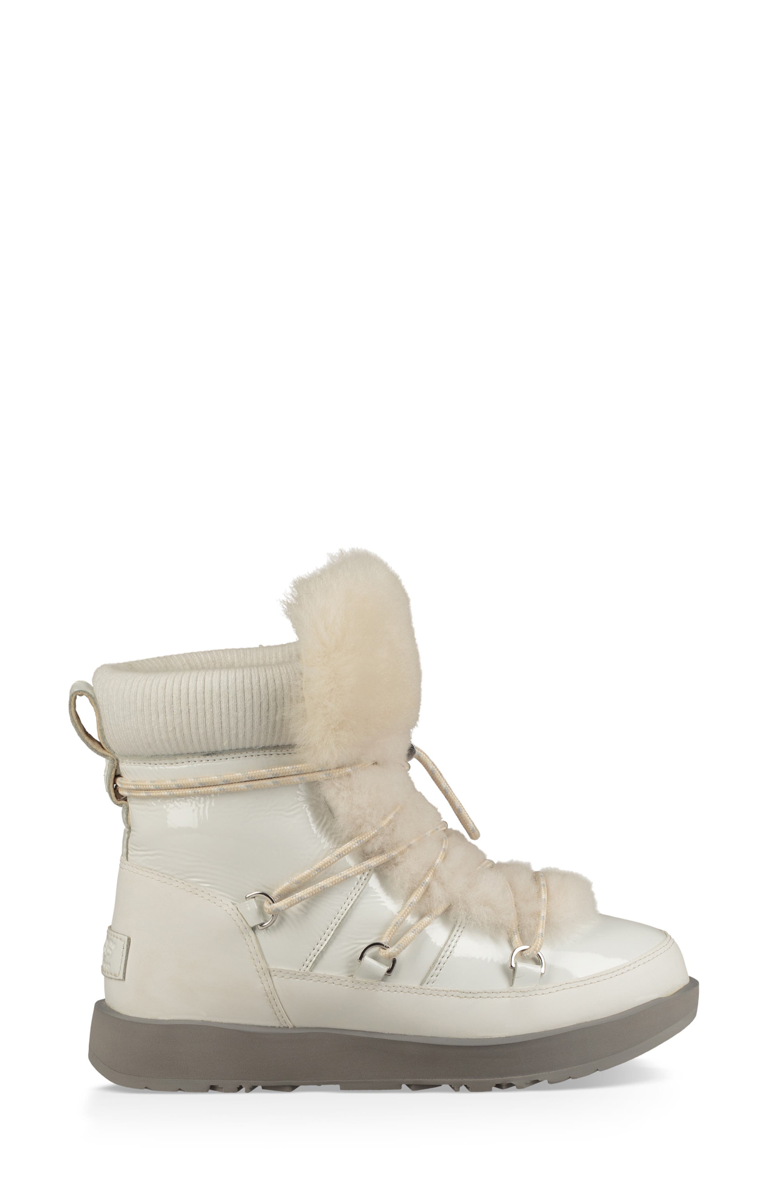 UGG<sup>®</sup> Highland Genuine Shearling Waterproof Bootie, Alternate, color, 