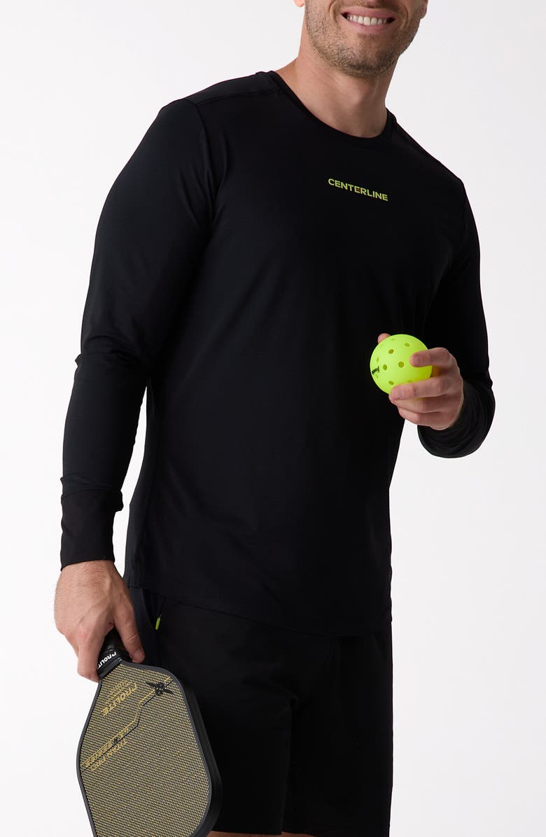 Centerline Athletics AirLite Men's Long Sleeve, Alternate, color, Black