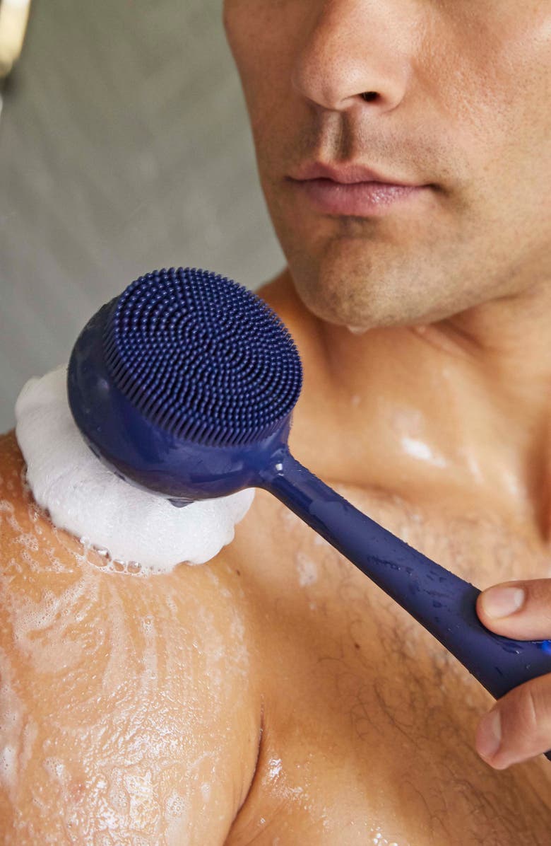 PMD Clean Body Cleansing, Exfoliating, and Massaging Device - Refurbished, Alternate, color, Navy