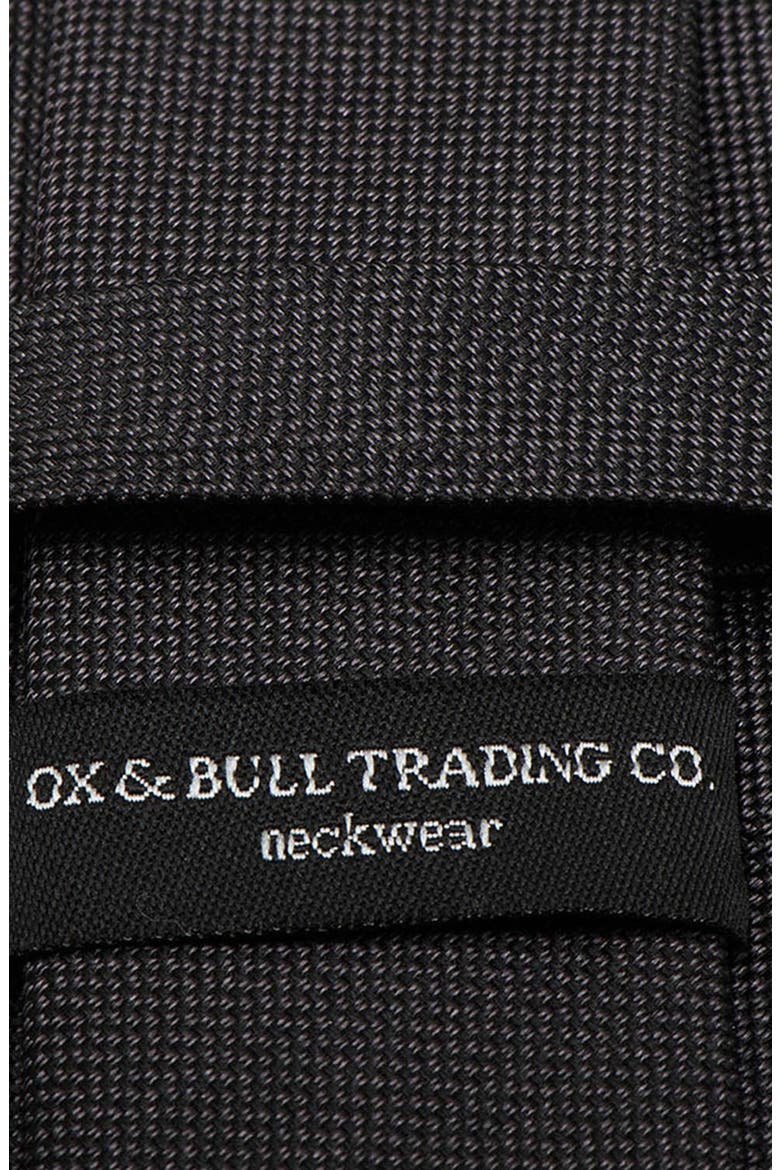 Silk Tie, Alternate, color, BLACK