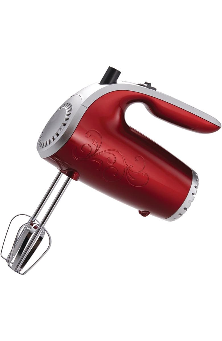 Brentwood Hand Mixer, Alternate, color, Red