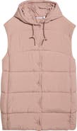 Zella Longline Hooded Puffer Vest