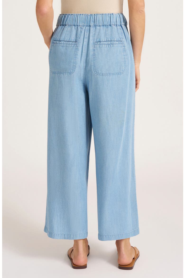 Laura Wide Leg Chambray Pants, Alternate, color, CHAMBRAY