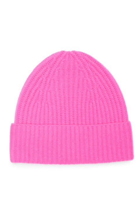 Cashmere Ribbed Beanie
