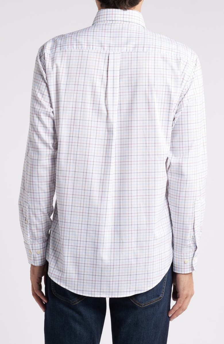 Peter Millar Sydney Crown Lite Check Stretch Button-Down Shirt, Alternate, color, 