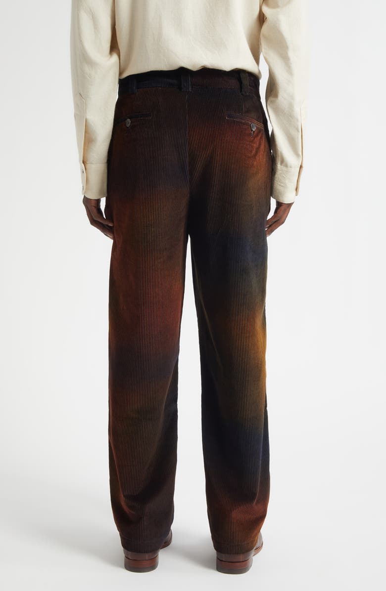 The Elder Statesman Norm Ombré Corduroy Pants, Alternate, color, Midnight