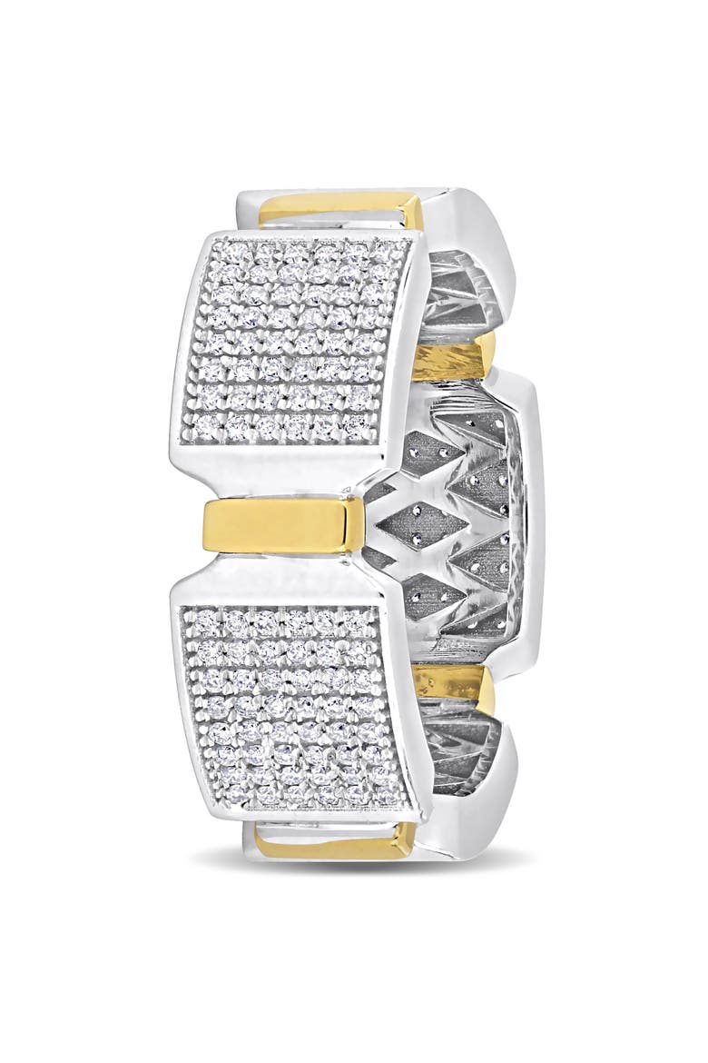 Men's Diamond Cluster Ring 14k Gold, Alternate, color, Diamond